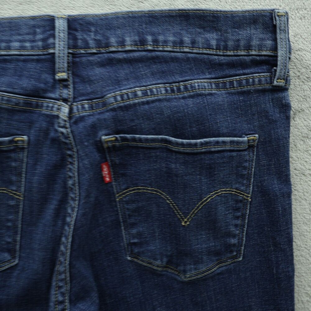 Levi's 314 Jeans Women's Size 30 Mid-Rise Shaping Straight Denim 29.5" Inseam - Picture 14 of 16